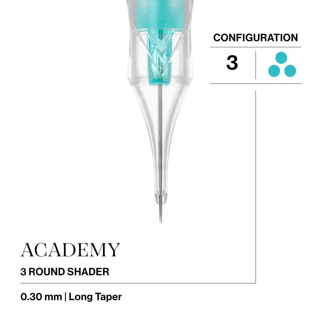 Vertix Academy Needle Cartridges — Box of 20 - Darklab Tattoo Supplies