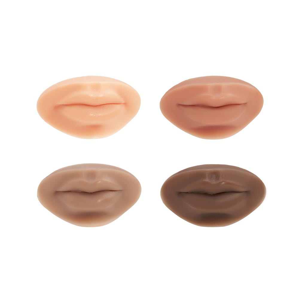 PMU Practice Lips + Piercing Body Bit — Pick Skin Tone - Darklab Tattoo Supplies