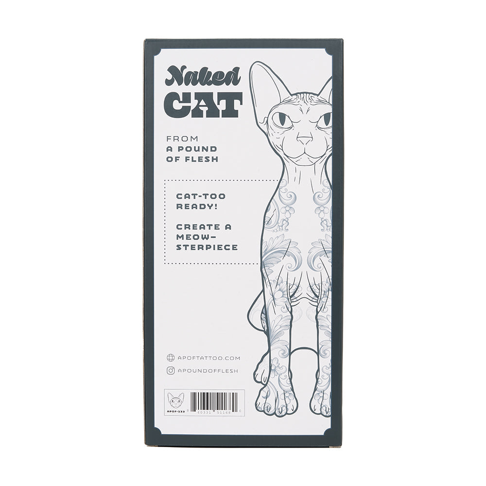 A Pound of Flesh Tattooable Naked Cat - Darklab Tattoo Supplies