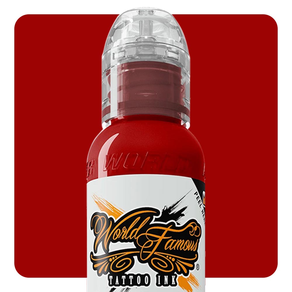 Big Apple Red — World Famous Tattoo Ink — Pick Size - Darklab Tattoo Supplies