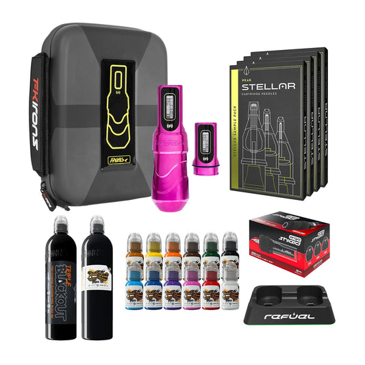 FK Irons Flux Max Pro Bundle With 2 PowerBolt Batteries – Pick Color and Stroke Length