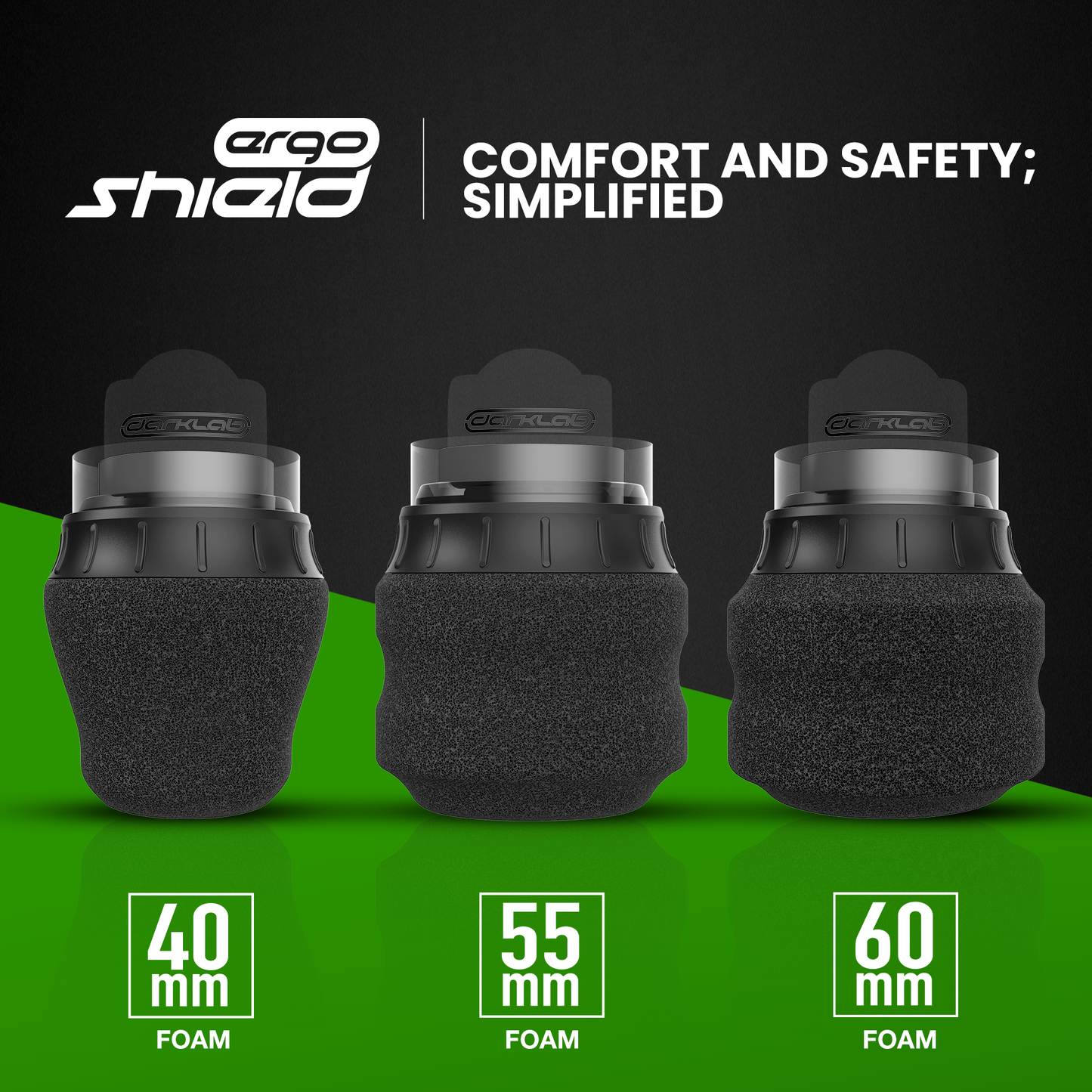 Ergo Shield 60mm Disposable Grips - Box of 24 - Darklab Tattoo Supplies