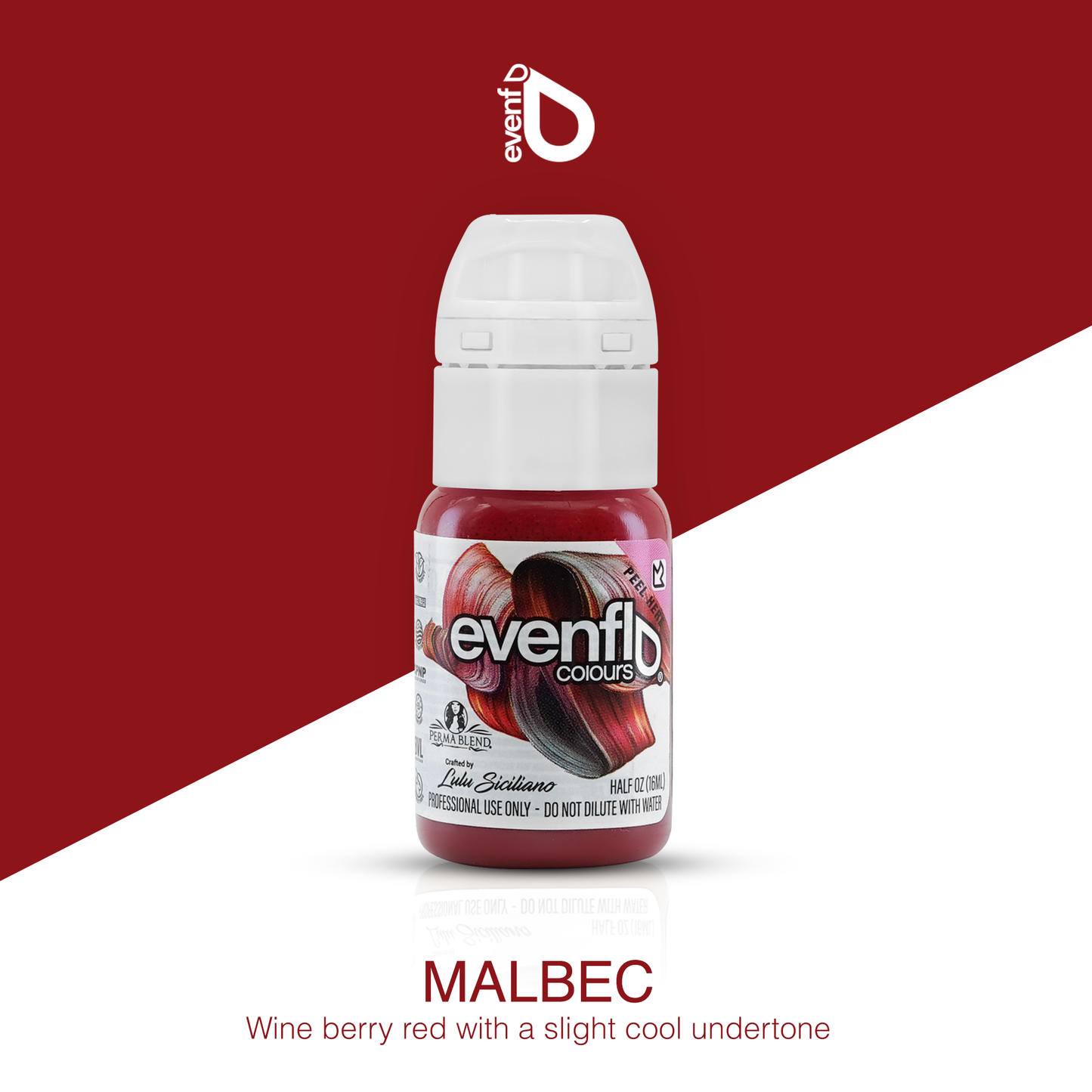 Malbec Lip Evenflo Pigment - Darklab Tattoo Supplies