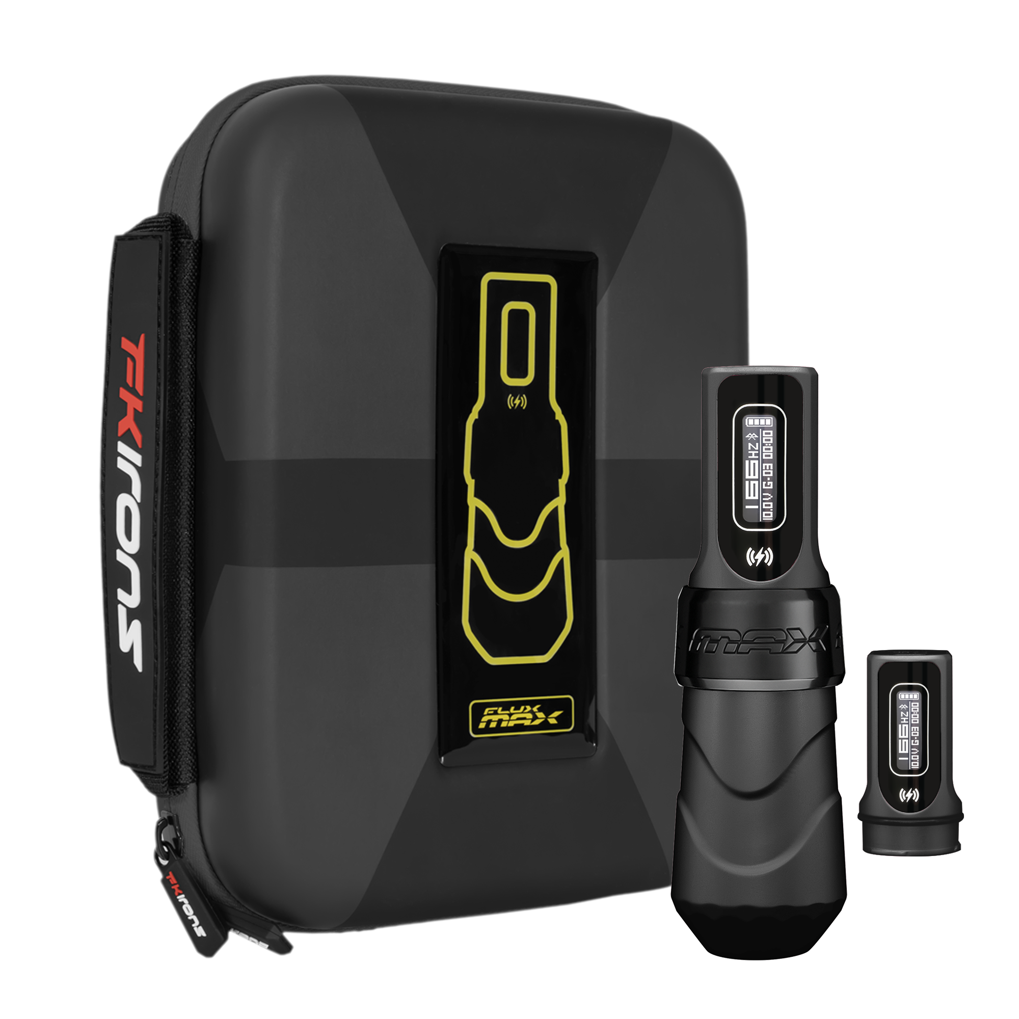 Flux Max Black Ops w/ 2 PowerBolts II Darklab Tattoo Supplies