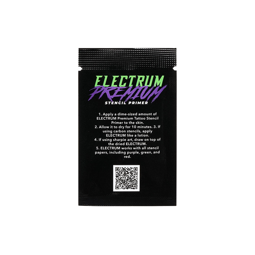Electrum Premium Tattoo Stencil Primer — .10oz Sample Packet - Darklab Tattoo Supplies