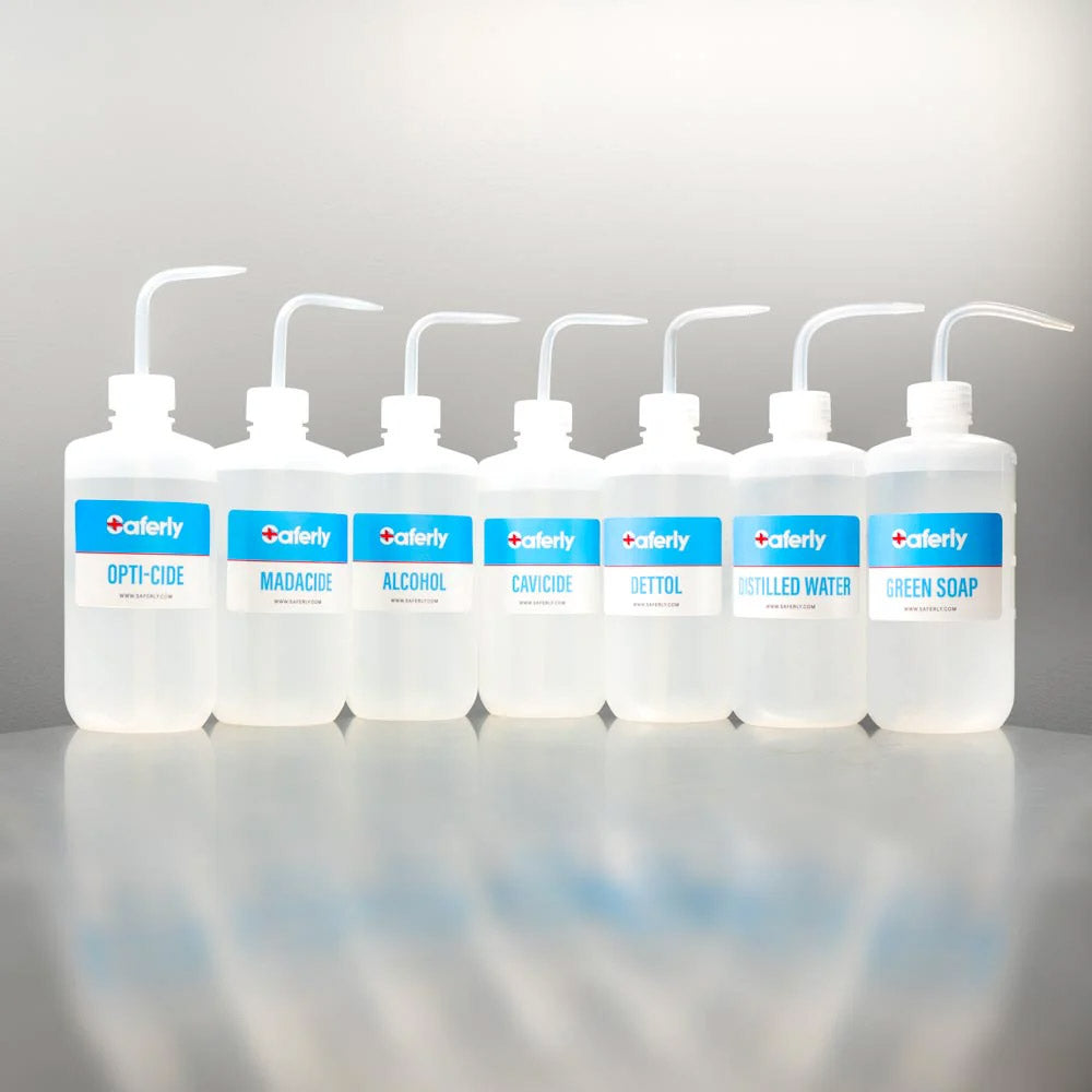 Saferly Bottle Labels — Pack of 5 — Pick Label - Darklab Tattoo Supplies