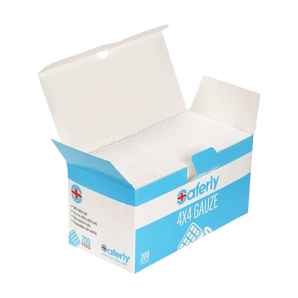 Saferly Gauze — Box of 200 — Pick Size - Darklab Tattoo Supplies