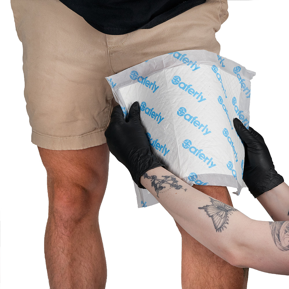 Saferly Aftercare Pads — Pack of 10 — Pick Size - Darklab Tattoo SuppliesSaferly Aftercare Pads — Pack of 10 — Pick Size