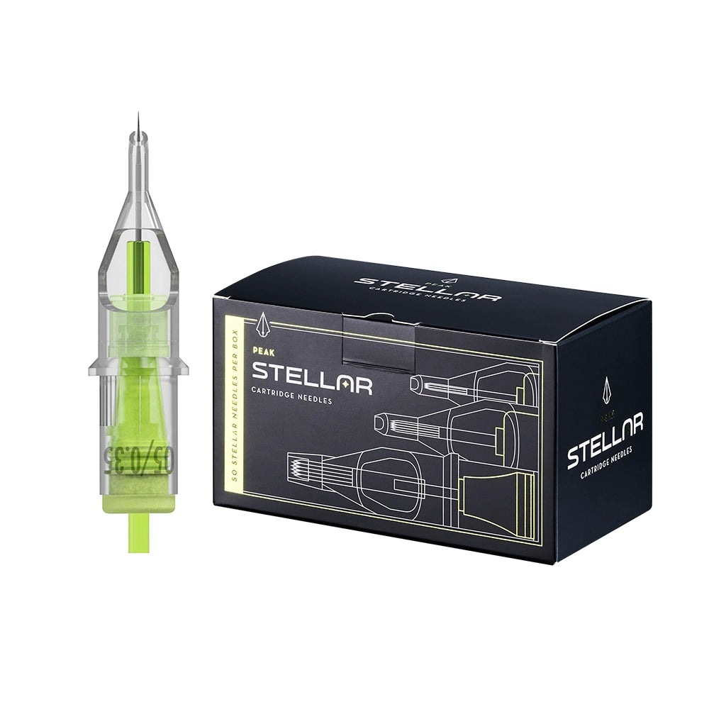 Peak Stellar Needle Cartridges — Box of 20 - Darklab Tattoo Supplies