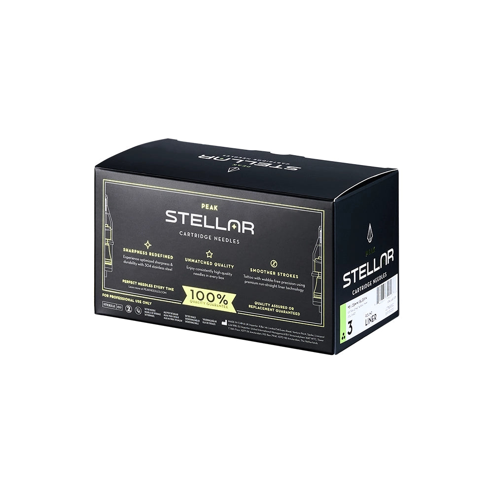Peak Stellar Needle Cartridges — Box of 20 - Darklab Tattoo Supplies