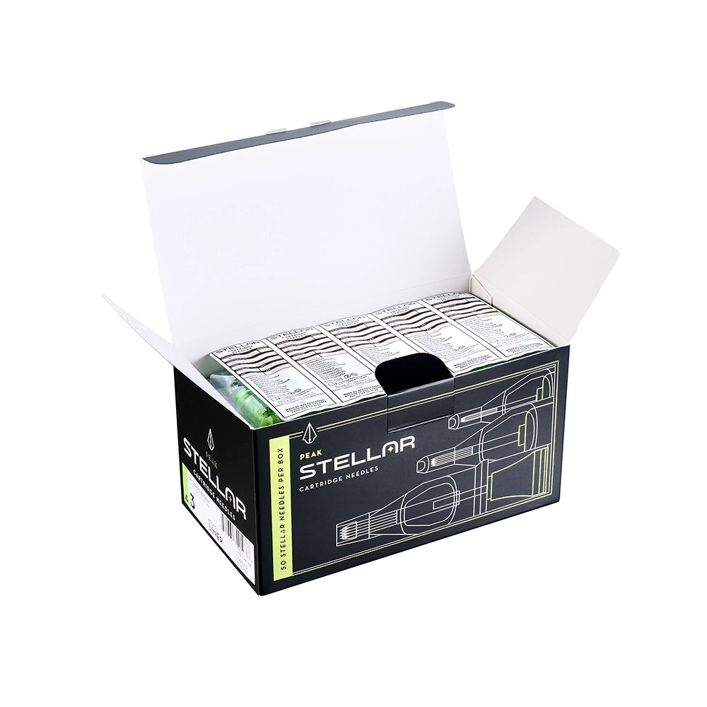 Peak Stellar Needle Cartridges — Box of 20 - Darklab Tattoo Supplies