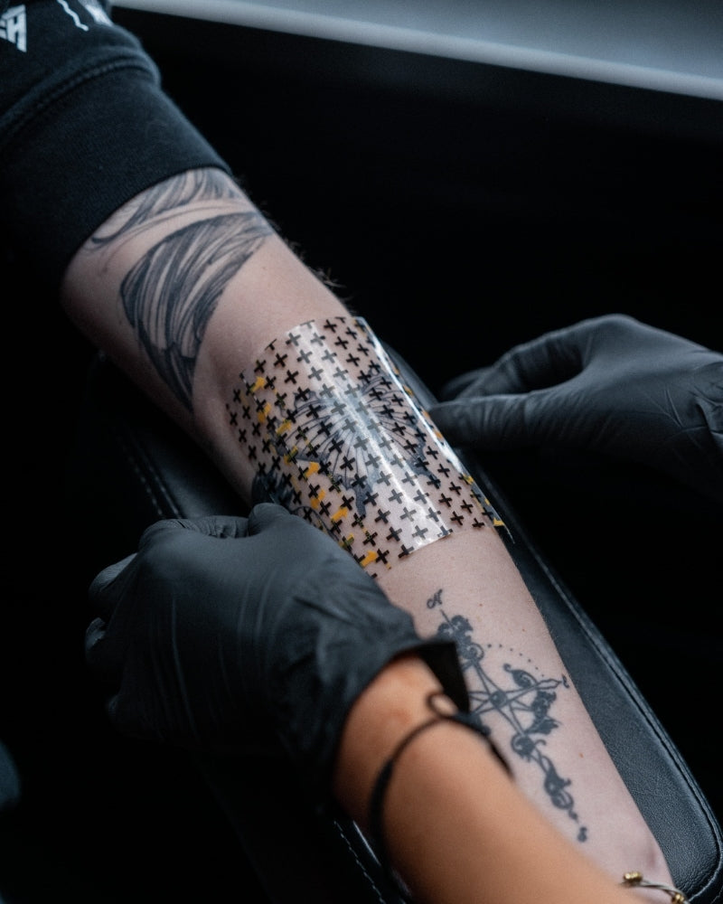 Recovery Derm Shield — 7.9" x 8 Yard Roll - Darklab Tattoo SuppliesRecovery Derm Shield — 7.9" x 8 Yard Roll