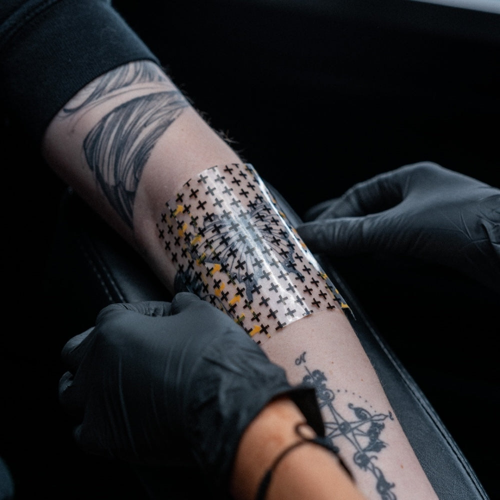 Recovery Derm Shield — 7.9" x 8 Yard Roll - Darklab Tattoo SuppliesRecovery Derm Shield — 7.9" x 8 Yard Roll