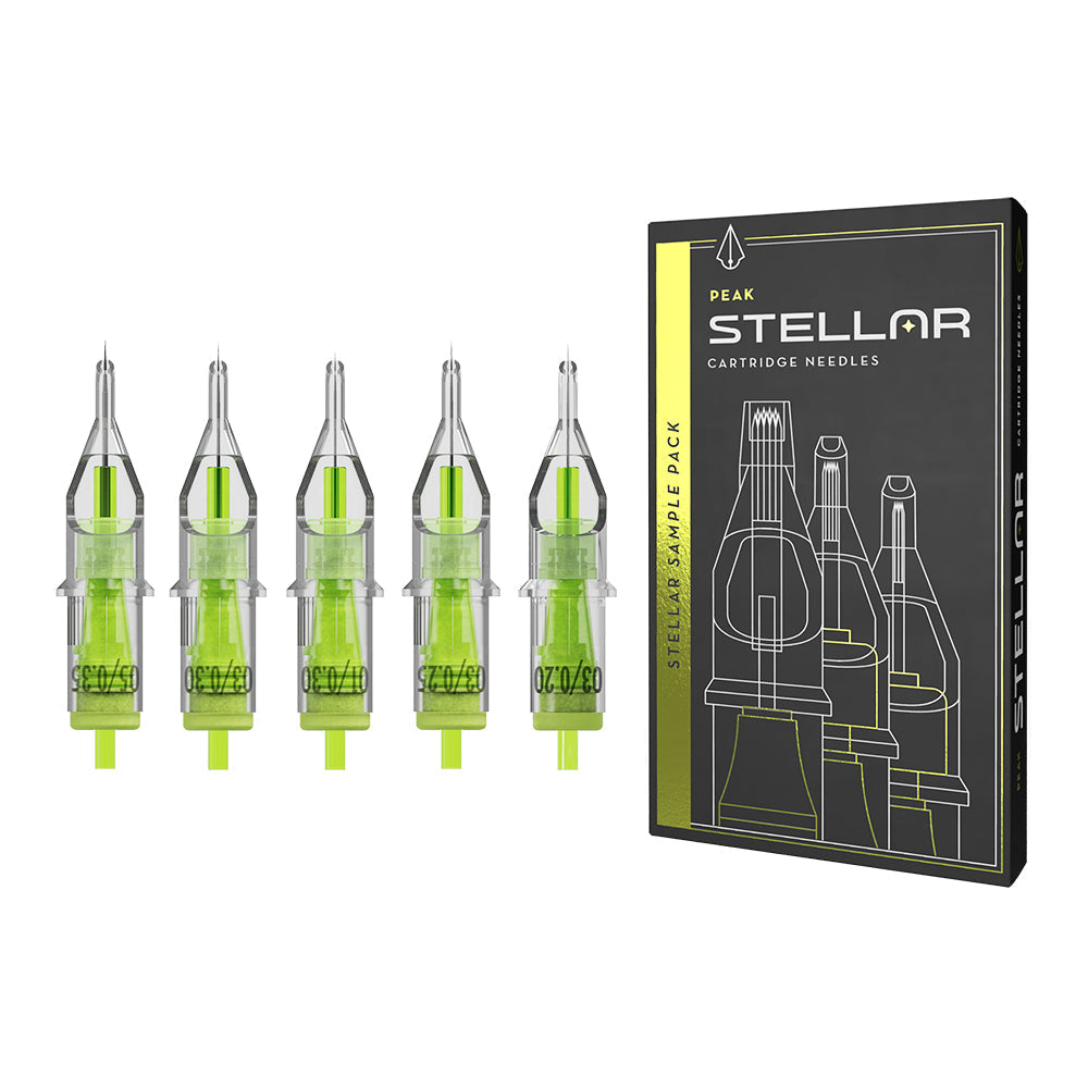 Peak Stellar Needle Cartridges — Sample Pack - Darklab Tattoo Supplies