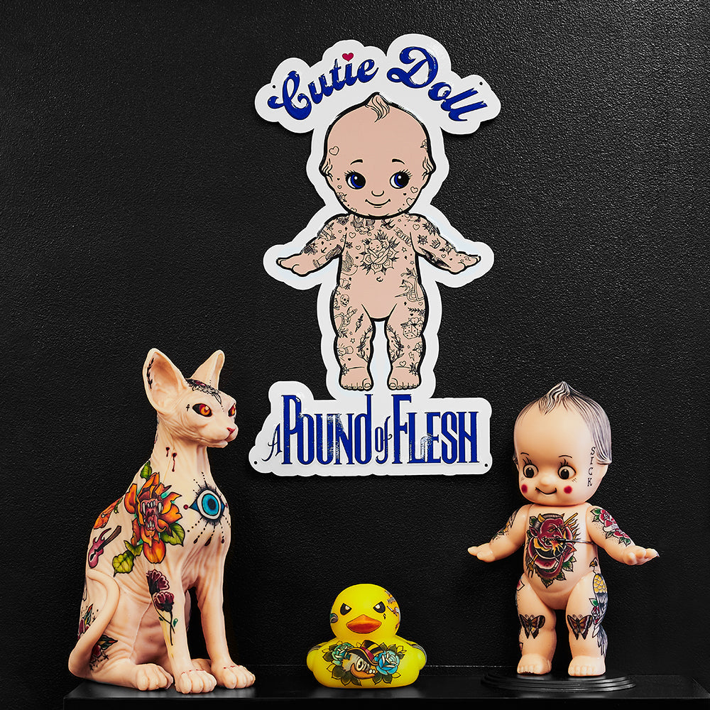 A Pound of Flesh Cutie Doll Tin Tacker — Price Per 1 - Darklab Tattoo Supplies