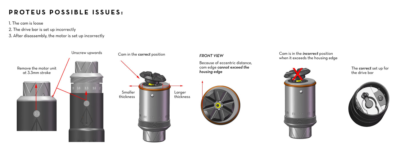 Proteus Adjustable Stroke Pen Tattoo Machine - Darklab Tattoo Supplies
