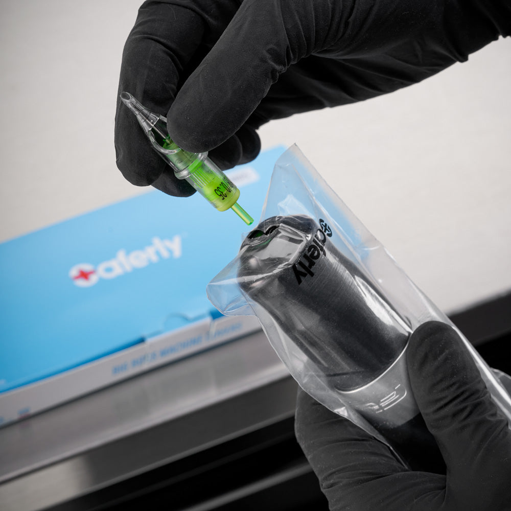 Saferly Big Boss Pen Machine Bags — Box of 200 - Darklab Tattoo Supplies