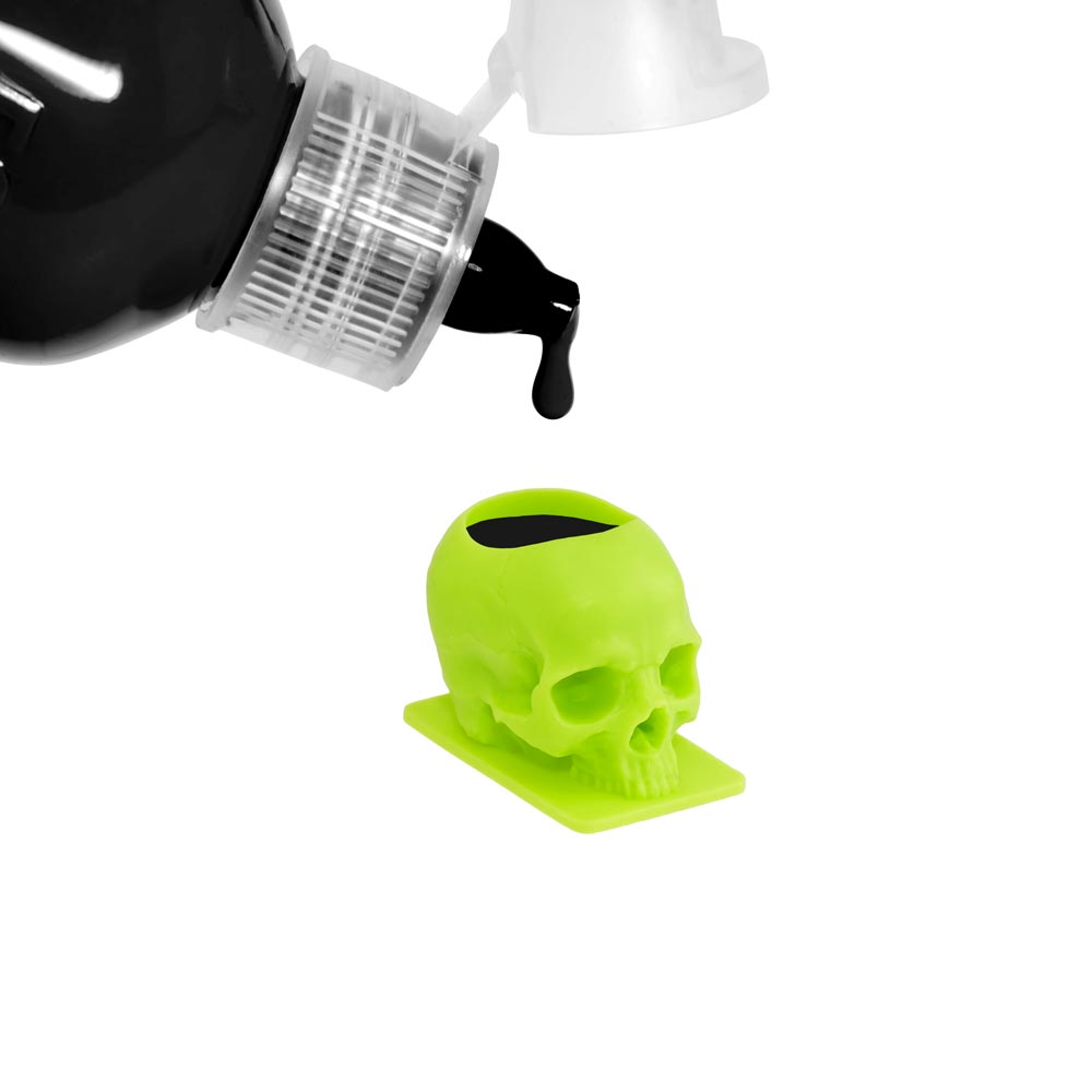 Saferly Skull Ink Caps — Size #16 (Large) — Bag of 200 - Darklab Tattoo Supplies