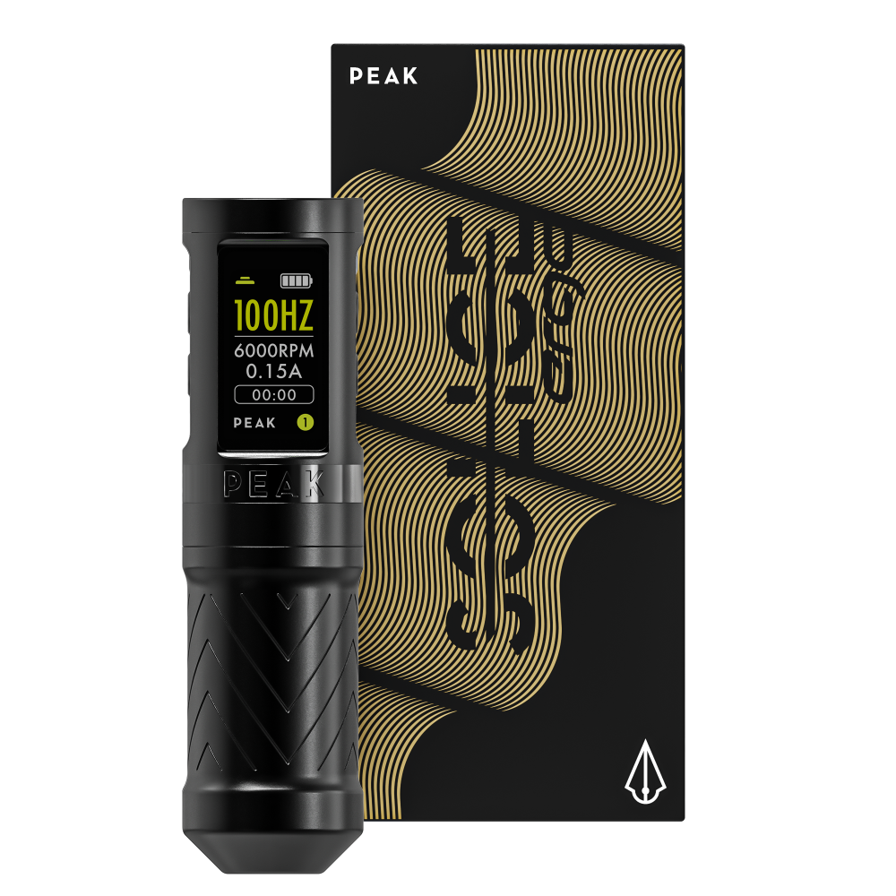 Peak Solice Ergo Wireless Tattoo Machine - Darklab Tattoo SuppliesPeak Solice Ergo Wireless Tattoo Machine