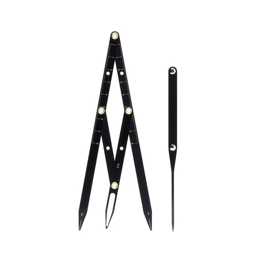 Saferly Golden Ratio Microblading Compass — Price Per 1 - Darklab Tattoo Supplies Saferly Golden Ratio Microblading Compass — Price Per 1