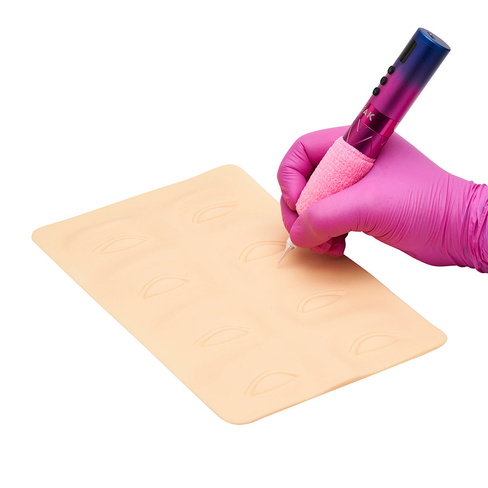 Saferly 3D Eyebrow Practice Skin — Price Per 1 - Darklab Tattoo Supplies