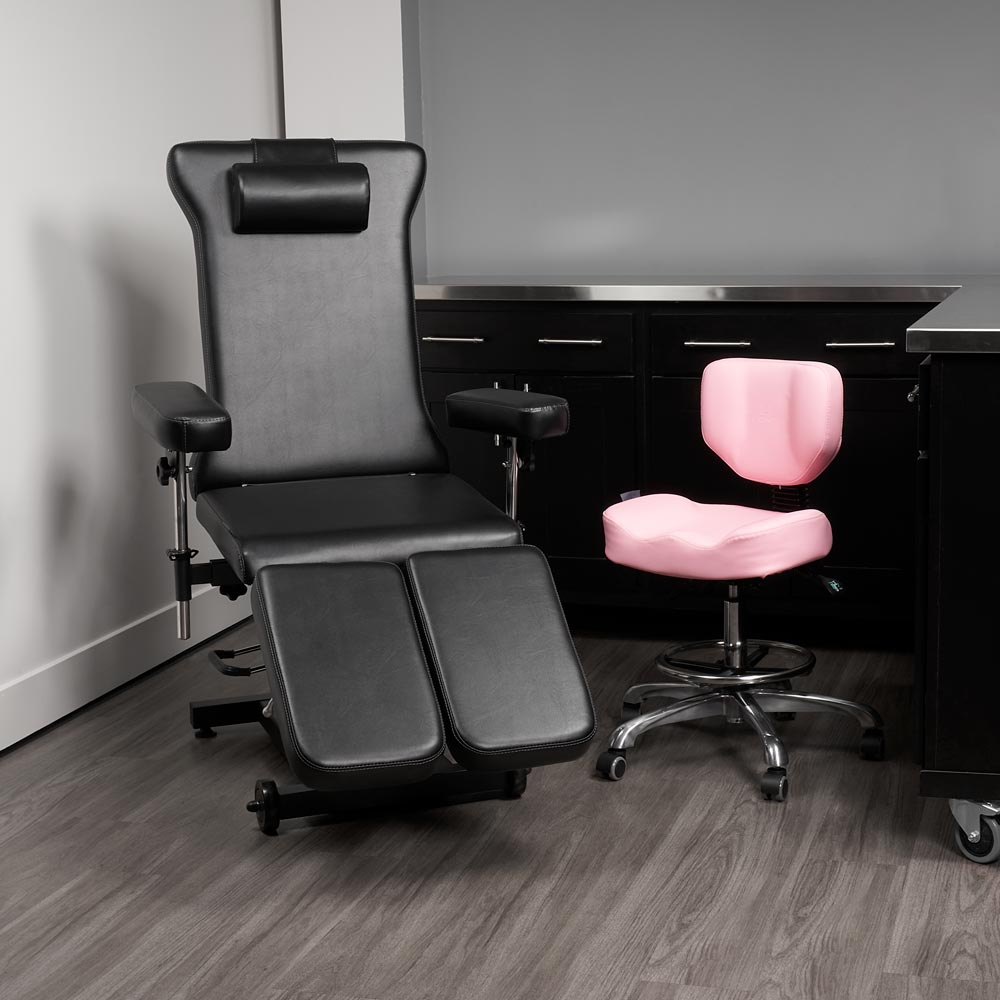 Fellowship Pink Artist Chair — Model 9942 - Darklab Tattoo Supplies