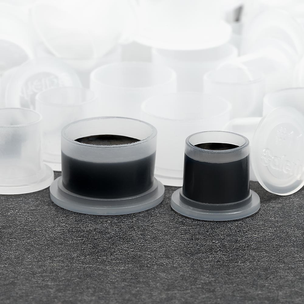 500 Saferly Ink Cups for Tattoo Ink — Pick Size - Darklab Tattoo Supplies