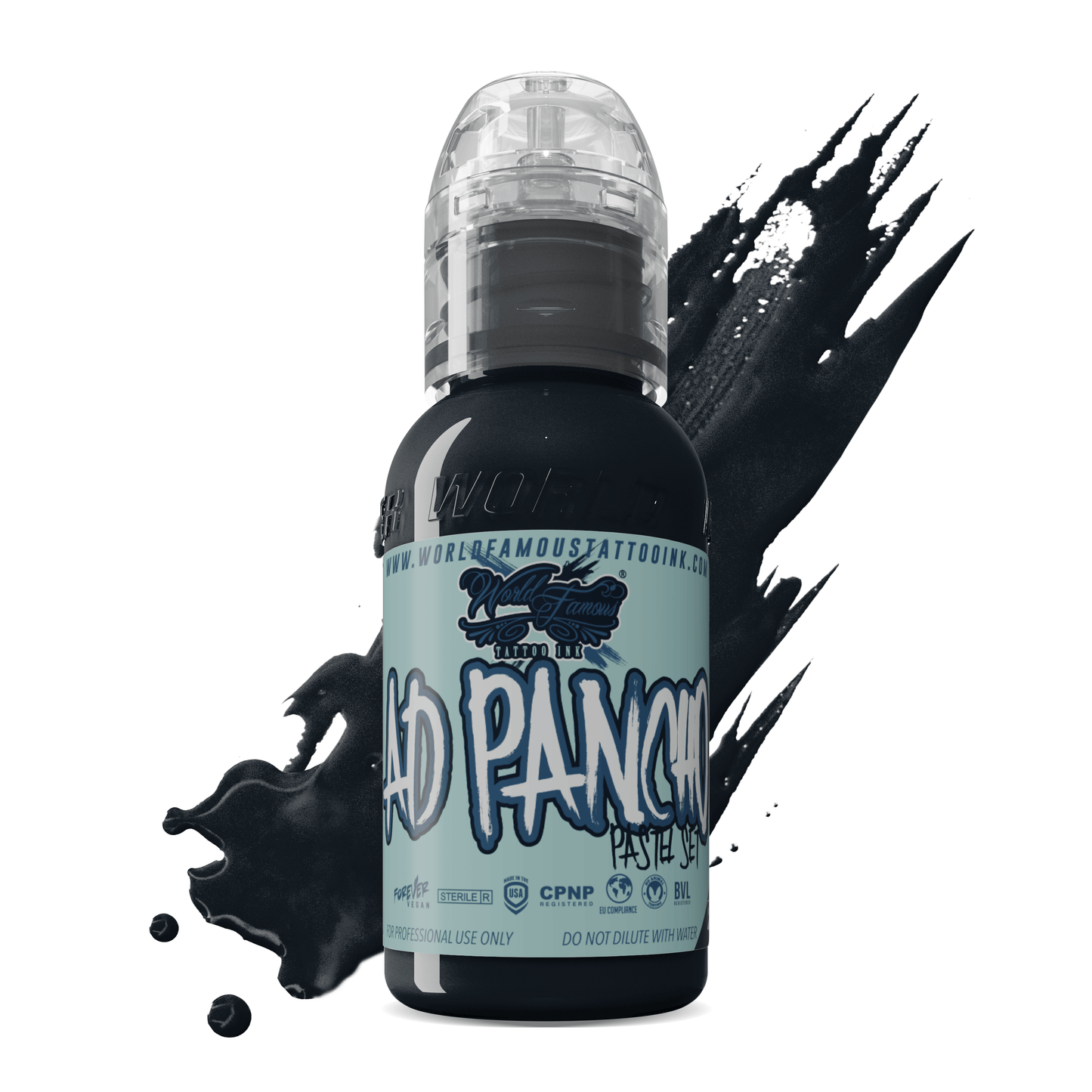 A.D. Pancho Pastel Grey - #5 | World Famous Tattoo Ink - Darklab Tattoo Supplies