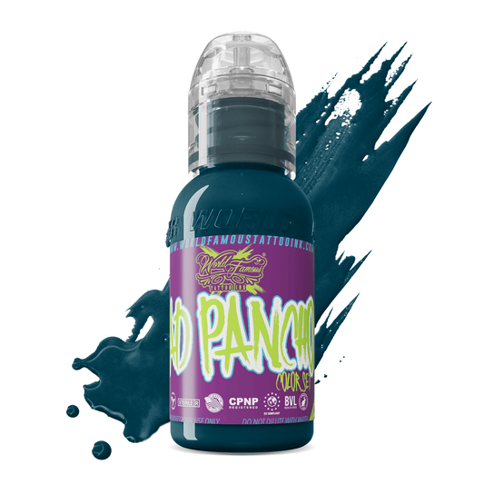A.D. Pancho Proteam Color - Blue | World Famous Tattoo Ink - Darklab Tattoo Supplies A.D. Pancho Proteam Color - Blue | World Famous Tattoo Ink