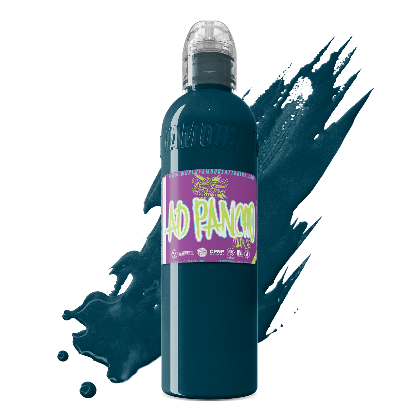 A.D. Pancho Proteam Color - Blue | World Famous Tattoo Ink - Darklab Tattoo Supplies