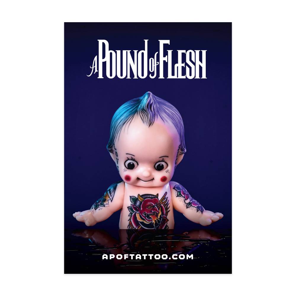 A Pound of Flesh Cutie Doll Proud User Banner - Darklab Tattoo Supplies