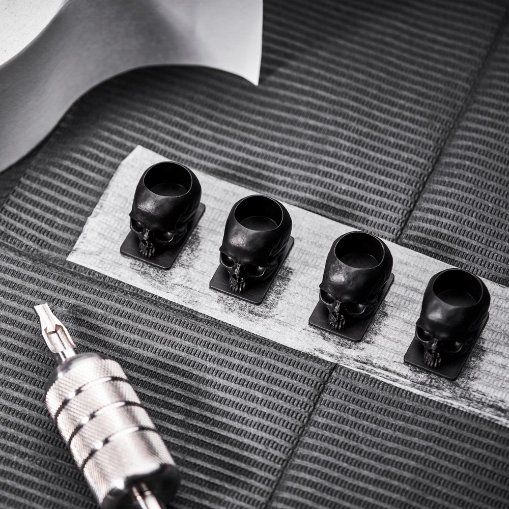 Saferly Double-Sided Ink Cap Tape — 1/2 — Price Per Roll - Darklab Tattoo Supplies