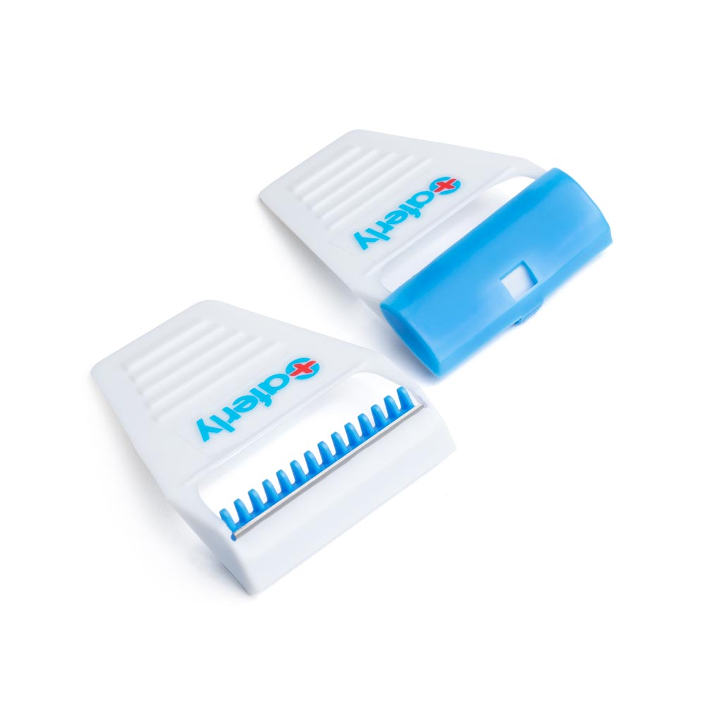 Saferly Stainless Steel Disposable Skin Prep Razors — Box of 40 - Darklab Tattoo Supplies