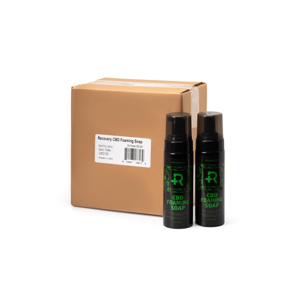 CBD FOAMING SOAP - Case of 12 7oz Bottles