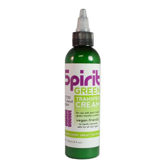 Spirit Green Stencil Transfer Cream for Green Tattoo Stencil - 4oz. Bottle Spirit Green Stencil Transfer Cream for Green Tattoo Stencil - 4oz. Bottle