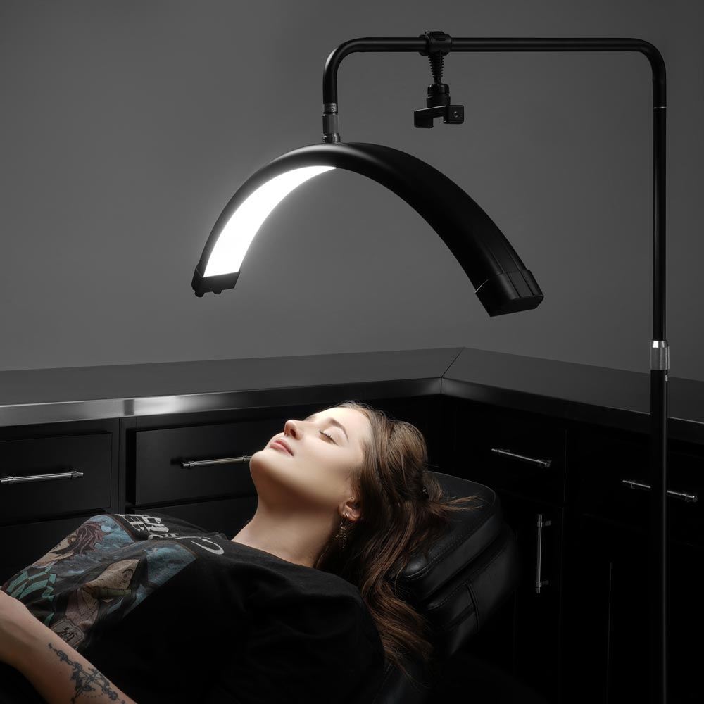 Fellowship BrowLite Lamp with Phone Clip - Darklab Tattoo SuppliesFellowship BrowLite Lamp with Phone Clip