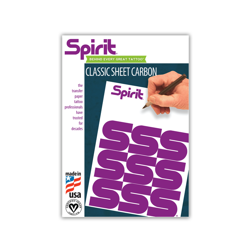 Spirit Tattoo Carbon Sheet Paper 8-1/2" x 11" — 200 Sheets - Darklab Tattoo Supplies
