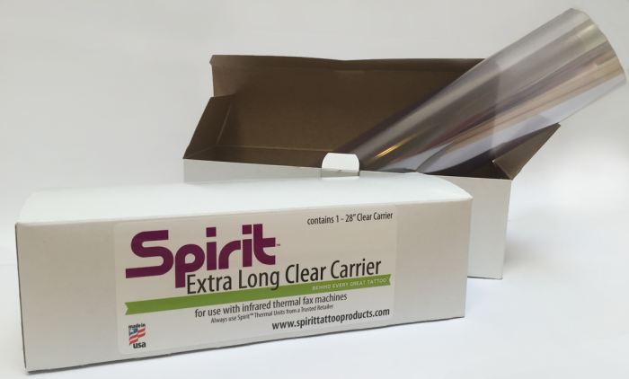Spirit Extra Long Thermal Carrier - 28" Clear - Darklab Tattoo Supplies