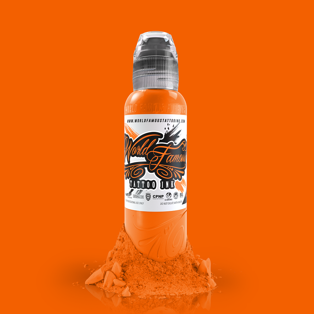 Everest Orange | World Famous Tattoo Ink – Darklab Tattoo Supplies