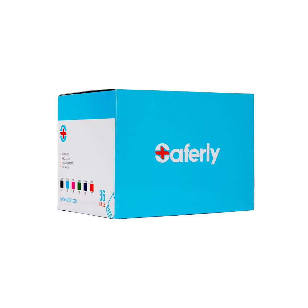 SAFERLY COHESIVE BANDAGE WRAP — BOX OF 36 - Darklab Tattoo Supplies