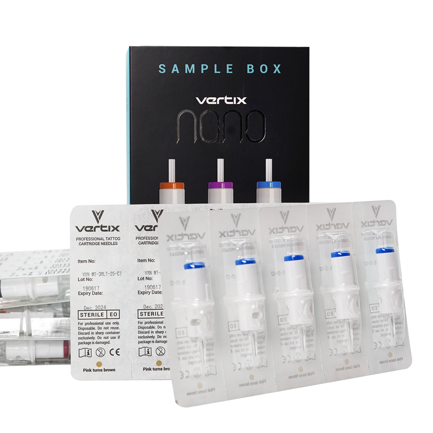Vertix Nano Sample Box (40pcs per box) - Darklab Tattoo Supplies