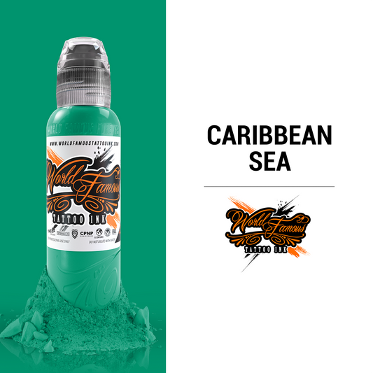 Caribbean Sea | World Famous Tattoo Ink - Darklab Tattoo Supplies Caribbean Sea | World Famous Tattoo Ink