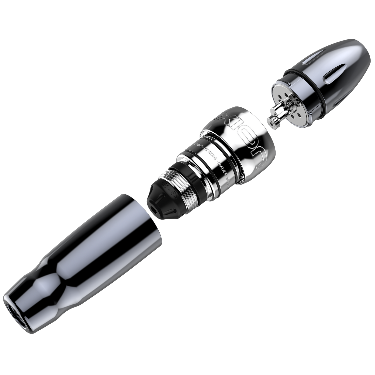 Spektra Xion S Gunmetal with Airbolt Mini - Darklab Tattoo Supplies