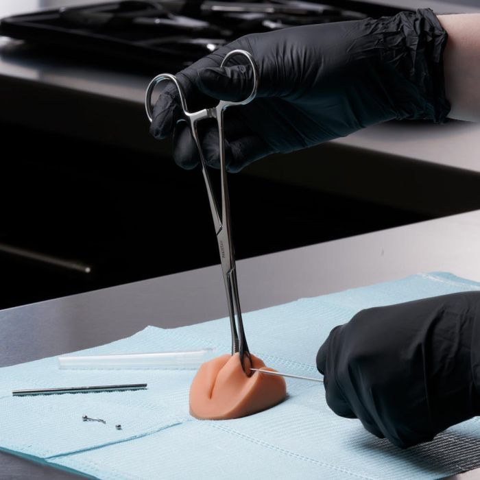 A Pound of Flesh PMU Practice Lips and Piercing Body Bit — Fitzpatrick Tone 3 - Darklab Tattoo Supplies