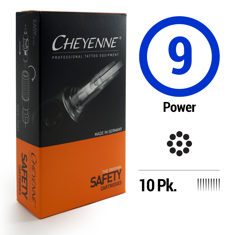 9 Power Tattoo Cartridge Needle - Darklab Tattoo Supplies