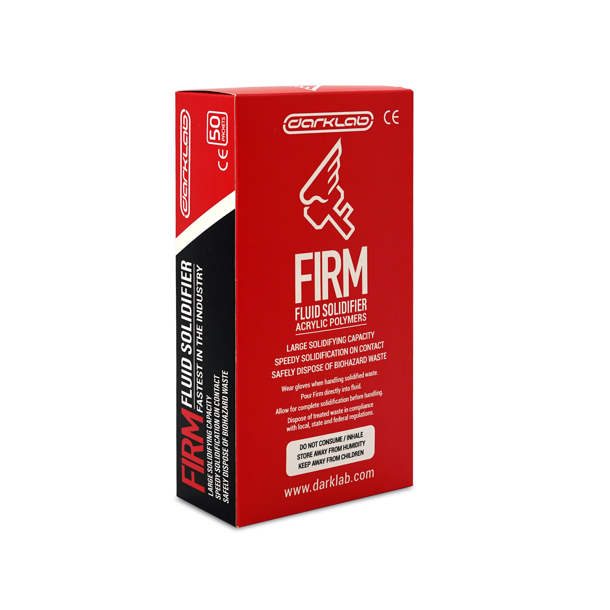 FIRM FLUID SOLIDIFIER 50 PACK BOX (RED)