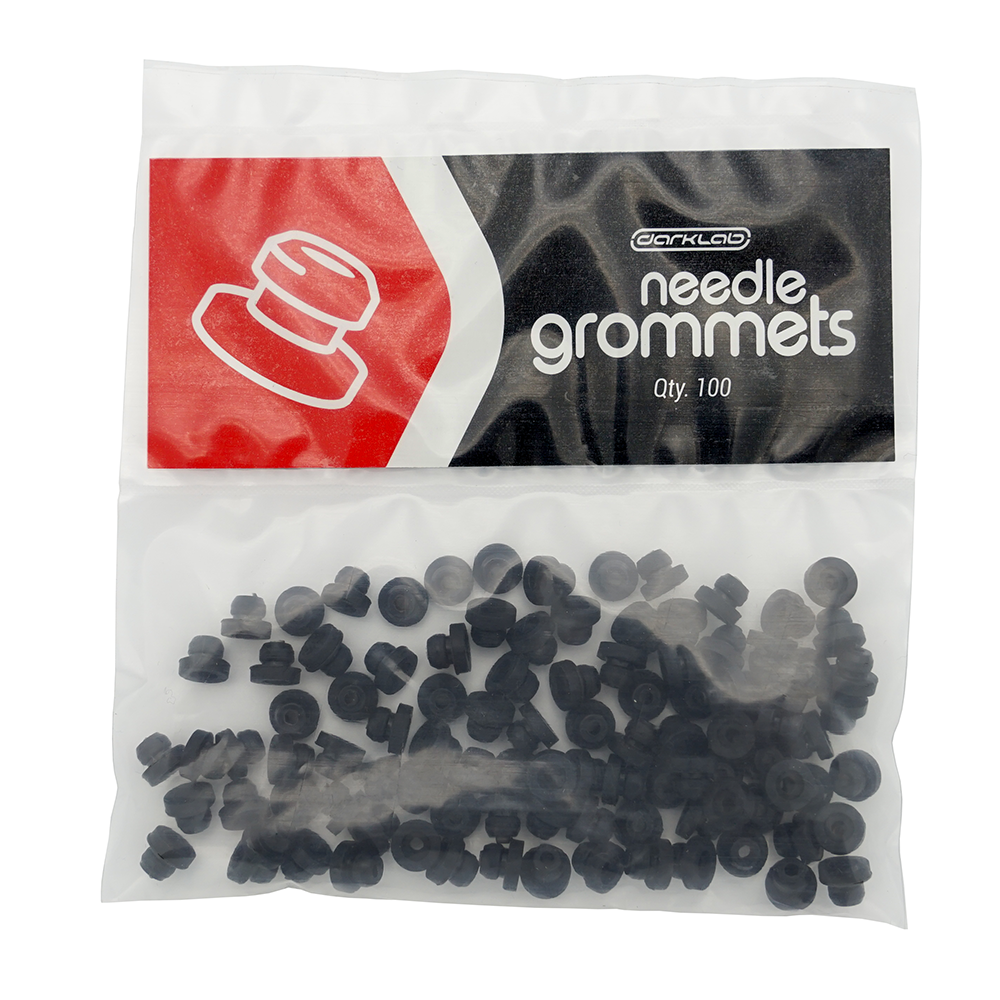 Needle Grommets Black - Box of 100 - Darklab Tattoo Supplies