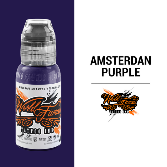 Amsterdam Purple | World Famous Tattoo Ink - Darklab Tattoo Supplies Amsterdam Purple | World Famous Tattoo Ink