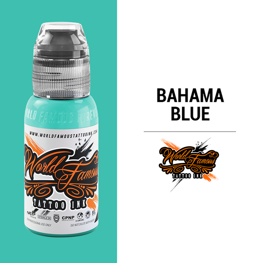 Bahama Blue | World Famous Tattoo Ink - Darklab Tattoo Supplies Bahama Blue | World Famous Tattoo Ink