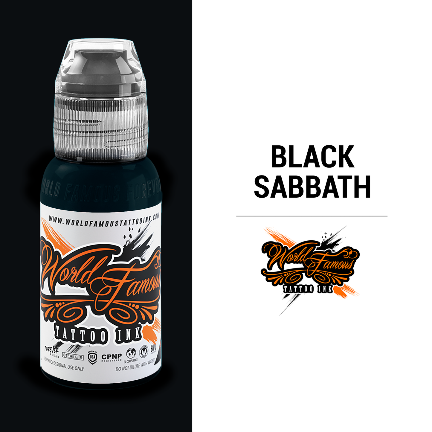 Black Sabbath | World Famous Tattoo Ink - Darklab Tattoo Supplies